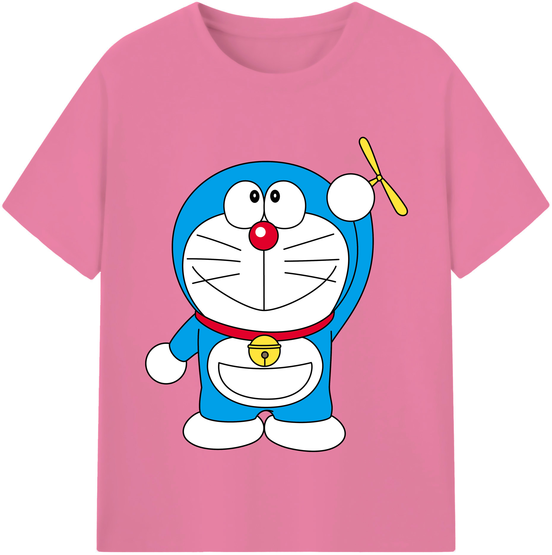 （画像用） ドラえもん Doraemon 綿100％半袖Tシャツ（フロントプリント）